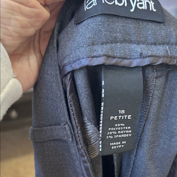 Lane Bryant Charcoal Flare Pants - Picture 2 of 7